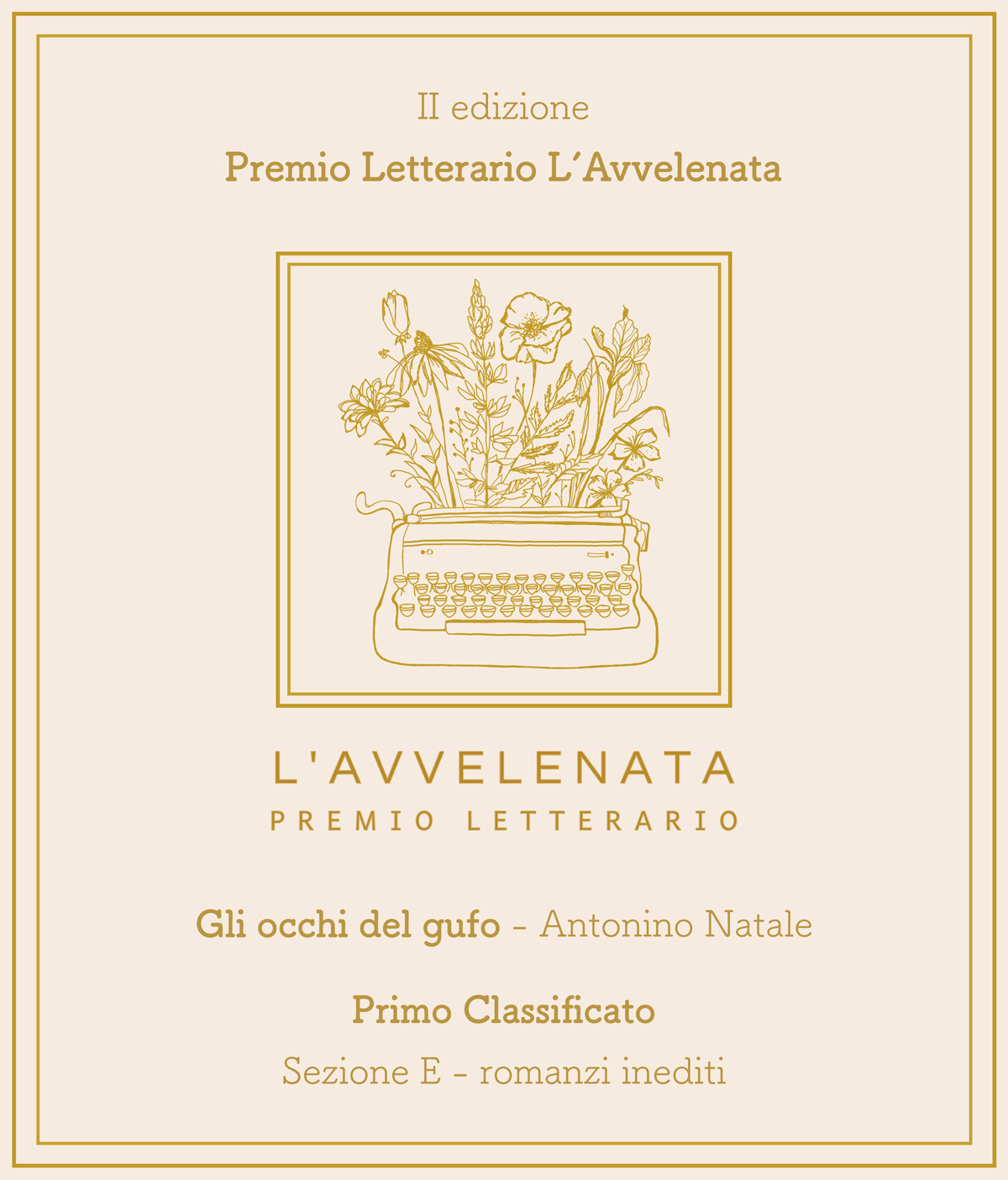 Premio letterario l'avvelenata